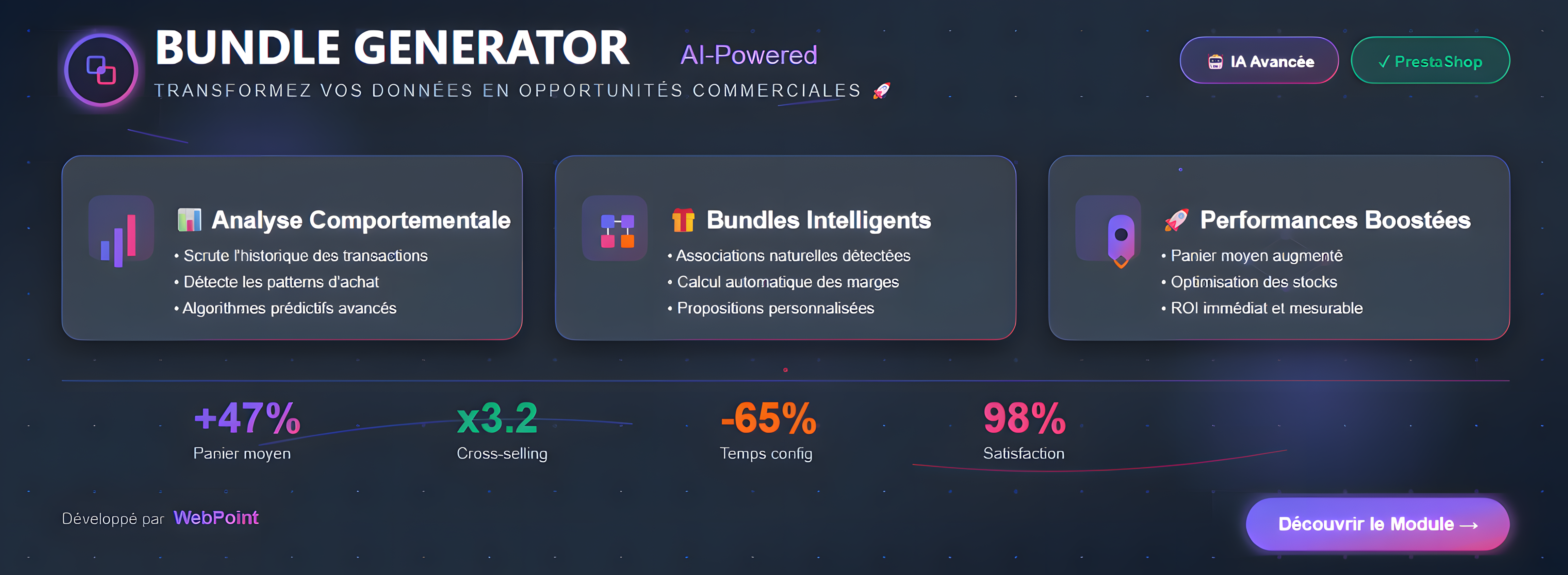 Boostez vos ventes avec le Générateur de Bundles Intelligents